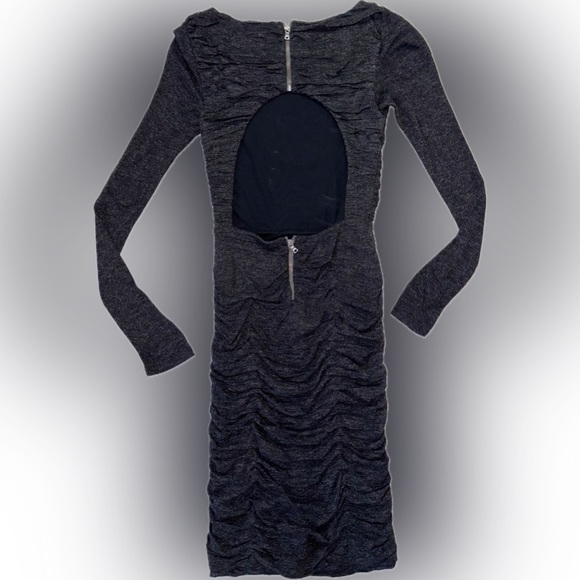 Alice + Olivia Ruched Open Back Dress - Picture 5 of 5